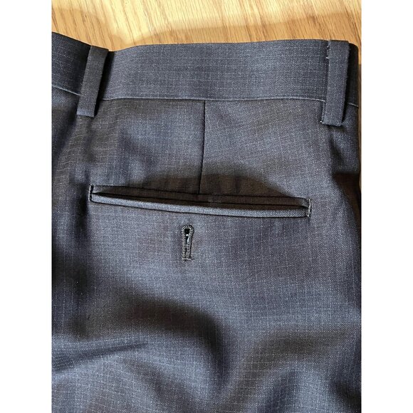 Ralph Lauren Men's Dress Pants 33X32 Polyester Viscose Brown Check - Picture 8 of 8